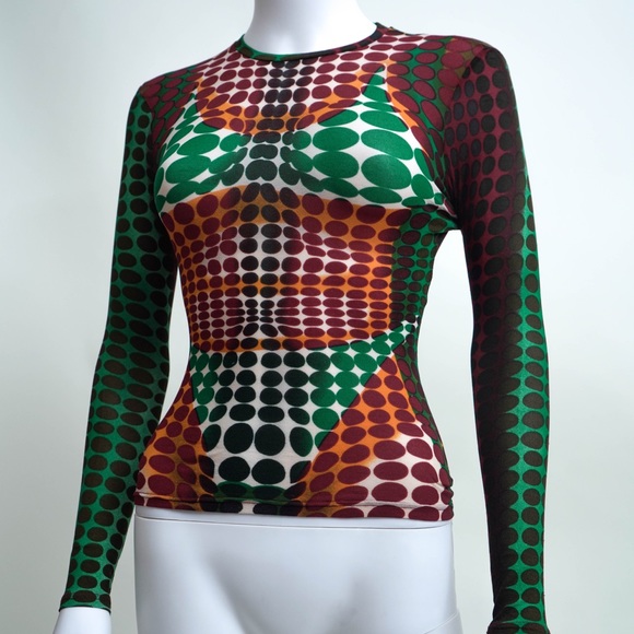 Jean Paul Gaultier Cyber Dot Top - Picture 4 of 5